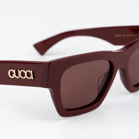 Gucci Women Sunglasses Burgundy Red Square GG1835S 003 NEW AUTHENTIC main image 7